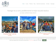 Tablet Screenshot of navegaresunarte.com